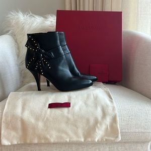 Black rock stud ankle booties with box and dust bag   Never worn